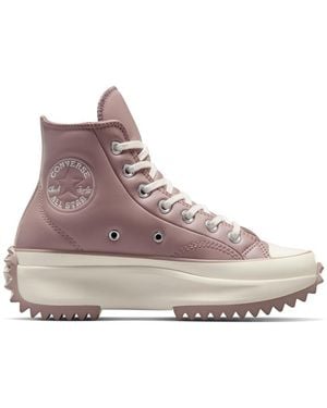 Converse Run Star Hike Platform Trainers - Brown