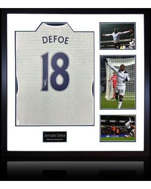 The Fan Cave Jermain Defoe Signed Tottenham Hotspur Shirt Elite - White