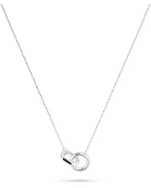 Common Lines Element Necklace - Metallic