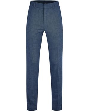 BOSS H-Genius-Mmc224 Tailored Suit Trousers - Blue