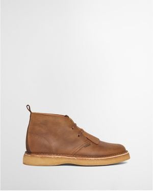 Barbour Blakeley Leather Chukka Boots - Brown