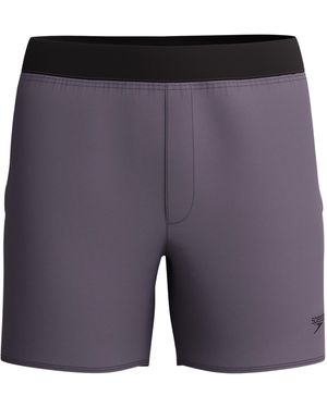 Speedo Lookout Solid Volley Swimming Trunks - Blue