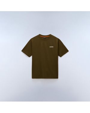 Napapijri Napa Small Box T-Shirt - Green