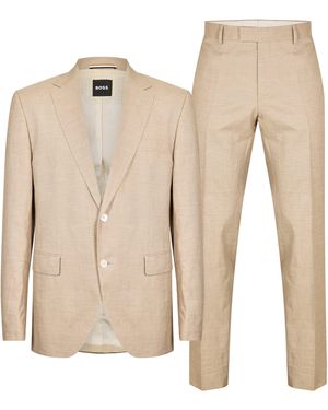 BOSS H-Jeckson-2Pcs-224 10271207 01 Suit - Natural