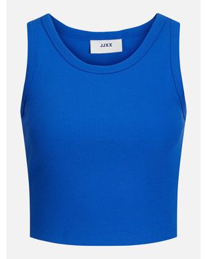 JJXX Fallon Sleeveless Ribbed Top Ladies - Blue