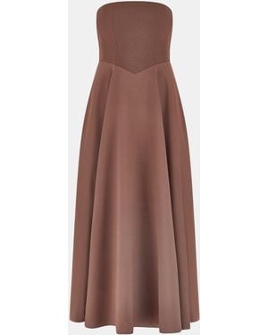 Odd Muse The Ultimate Muse Strapless Midi Dress - Brown