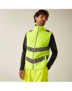 Regatta Hi-Vis Pro Contract Ablaze Softshell Bodywar - Green