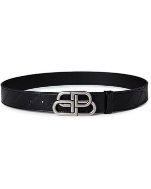 Balenciaga Bb Belt - Black