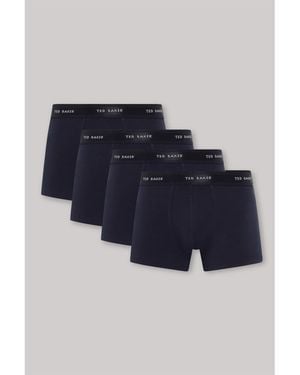Ted Baker 4 Pack Trunk - Blue