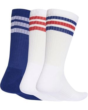 adidas 3-Pack Crew Socks Adults - Blue