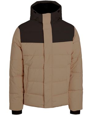 Jack & Jones Clean Quilted Insulated Puffer Jacket - Brown