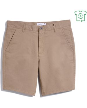 Farah Hawk Twill Chino Shorts - Natural