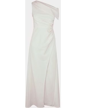 Jarlo Annalee Floor-Length Ball Gown - White