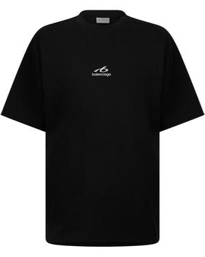 Balenciaga Bal Sports Tee Sn64 - Black