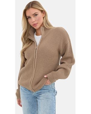 I Saw It First Zip Through Cardigan - Multicolour