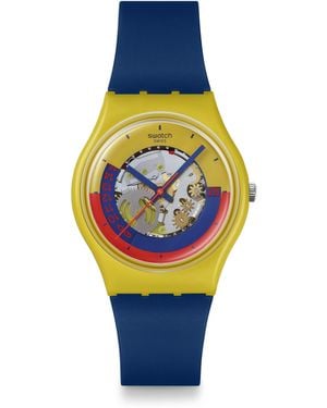 Swatch Esnt Watch Sn64 - Blue