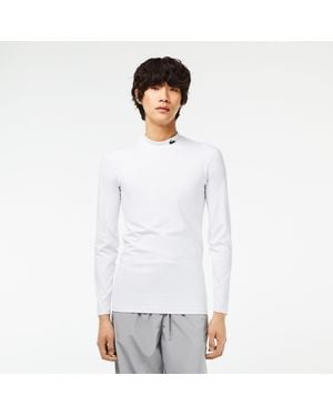 Lacoste Croc Long-Sleeve T-Shirt - White