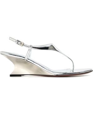 Paris Texas Wedge Heeled Sandals - White