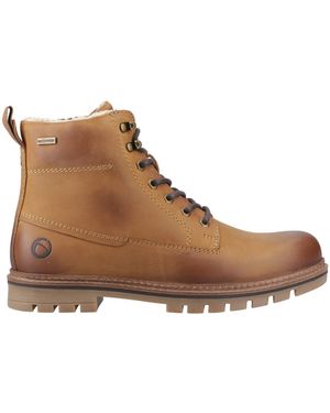 Cotswold Clanfield Waterproof Leather Ankle Boots - Brown