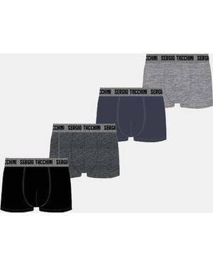 Sergio Tacchini 4-Pack Boxers - White