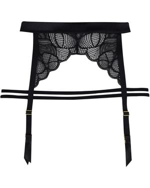 Bluebella Emerson Suspender Belt - Black