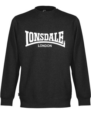 Lonsdale London Essential Crew Jumper - Black