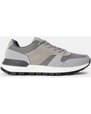Lambretta Echo Court Trainers - Grey