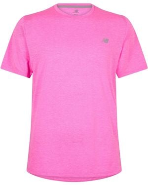 New Balance Nb Rc Essentials Running T-Shirt - Pink