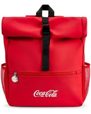Coca Cola Coca-Cola Officially Licensed Lifestyle Roll Top Bag - Red