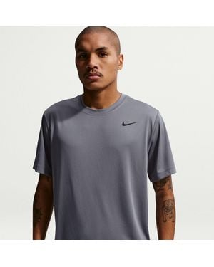 Nike Flex Short Sleeve Performance Gym Top - Grey