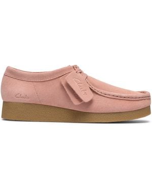 Clarks Wallabee Evo Shoe - Pink