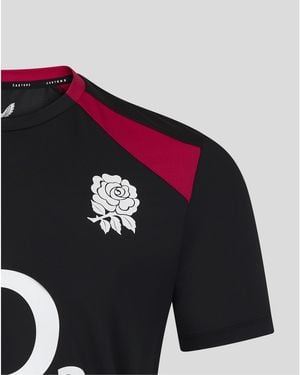 Castore England Rugby 2026 Short Sleeve Performance T-Shirt - Black