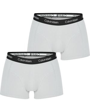 Calvin Klein 365 2 Pack Trunks - White