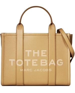 Marc Jacobs Medium Leather Tote Bag - Metallic