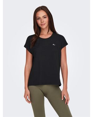 Only Play Life Short-Sleeve Loose Training T-Shirt - Black