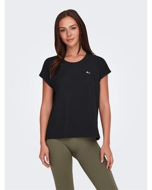 Only Play Life Short-Sleeve Loose Training T-Shirt - Black