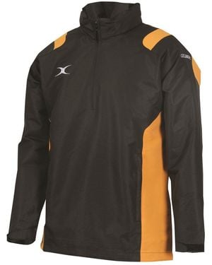 Gilbert Adults Water-Repellent Adjustable Performance Rugby Jacket - Black