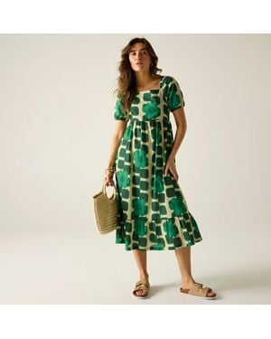 Regatta Orla Kiely Midi Summer Dress - Green