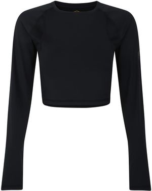 Umbro Pro Training Cropped Ls Top - Black
