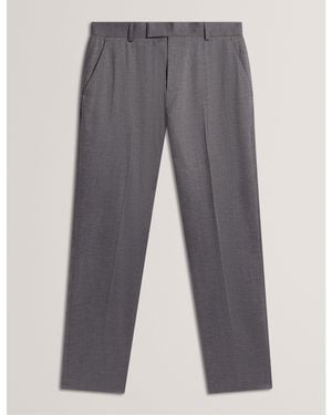 Ted Baker Slim Fit Trousers - Grey