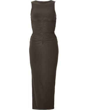 Norma Kamali Nk Sleevels Gown Ld64 - Brown