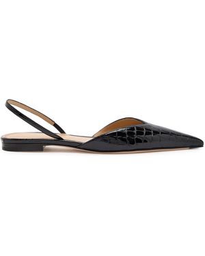 Victoria Beckham Victoria Angle Halter Back Fla - Black