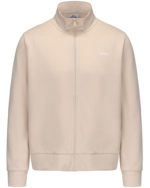 Slazenger 1881 Leisure Full Zip Long Sleeve Softshell Jacket - Natural