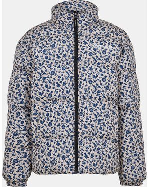 NY Concept Baroque Puffer Jacket - Blue