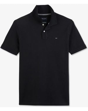 Eden Park Stretch Pima Cotton Polo - Black