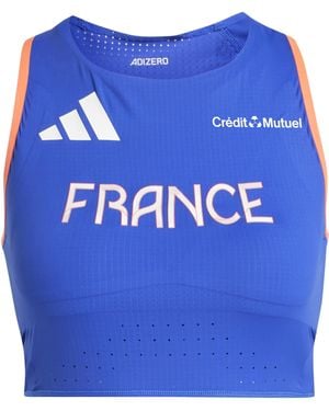 adidas Team F Crop W Gym Vest - Blue