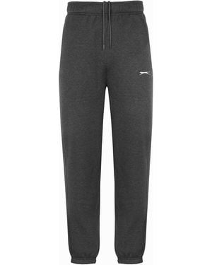 Slazenger 1881 Cuffed Fleece Jogging Bottoms - Grey