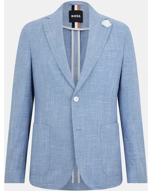 BOSS Hbb C Hanry Suit Jacket - Blue
