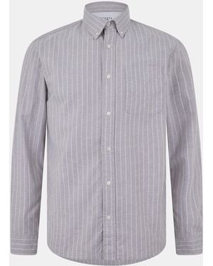 Jack & Jones Brook Long-Sleeve Oxford Shirt - Blue