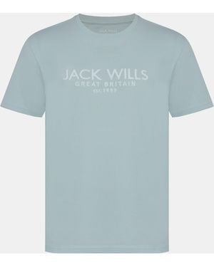 Jack Wills Carnaby Logo T-Shirt - Blue